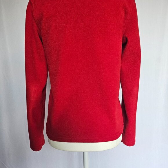 GAP Women's Red Fleece Zippered Jacket with Pockets, Size XS - Picture 16 of 16